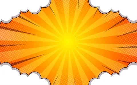 Pop art comic background Cartoon Vector Illustration Stock Illustration