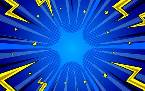 Pop art comic background. Cartoon Vector Illustration Stock Illustration