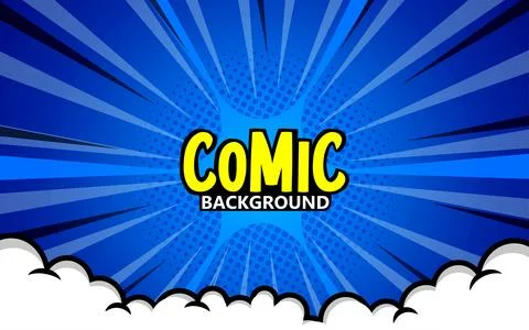 Pop art comic background. Cartoon Vector Illustration Stockillustratie