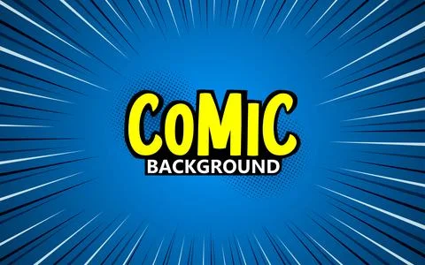 Pop art comic background. Cartoon Vector Illustration Illustrazione stock