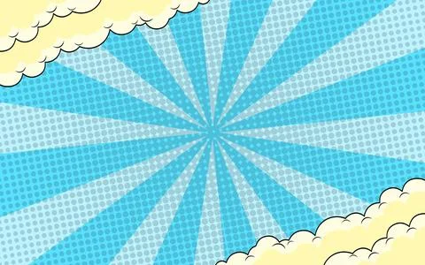 Pop art comic background. Cartoon vector illustration. 库存插图