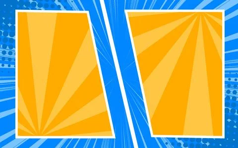 Pop art comic background. Cartoon fighting background. Stock Illustration