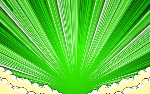 Pop art comic background with clouds. Vector illustration. Stockillustratie