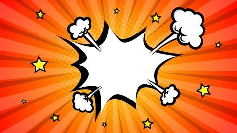Pop art comic background. Colored Cartoon Vector Illustration 스톡 일러스트