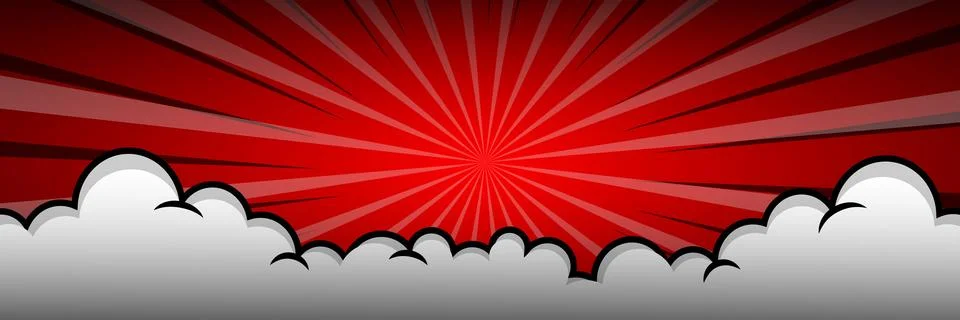 Pop art comic background. Colored Cartoon Vector Illustration 스톡 일러스트