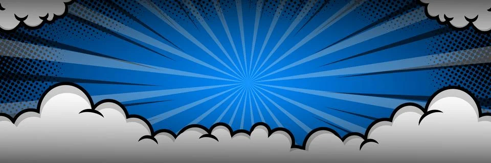 Pop art comic background. Colored Cartoon Vector Illustration 스톡 일러스트