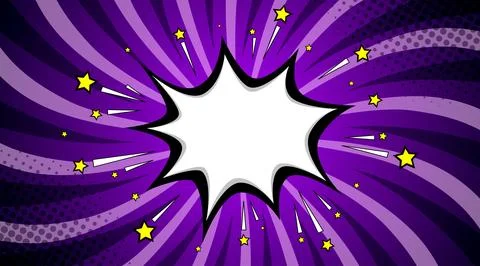 Pop art comic background. Colored Cartoon Vector Illustration Illustrazione stock