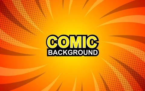 Pop art comic background. Colored Cartoon Vector Illustration 스톡 일러스트