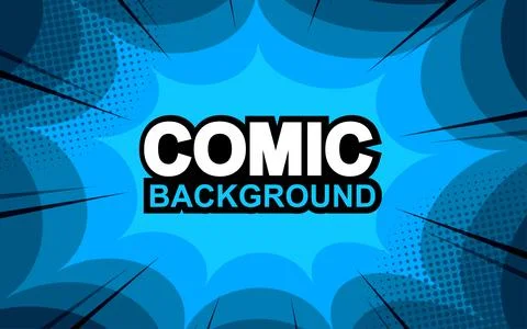 Pop art comic background with halftone colors. vector illustration イラスト素材