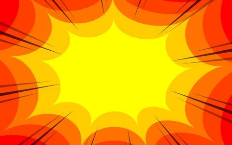 Pop art comic background with halftone colors. vector illustration Stock Illustration
