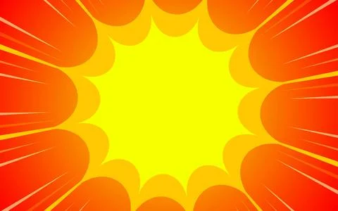 Pop art comic background with halftone colors. vector illustration Stock Illustration