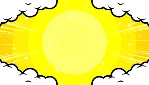 Pop art comic background with halftone, rays, gradient. Vector cartoon illu.. Stock Illustration