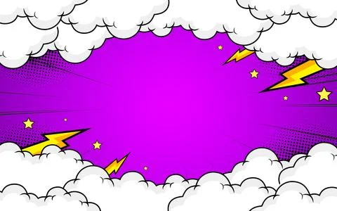 Pop art comic background with halftone dot explosion. Cartoon comic. Vector.. Stock Illustration