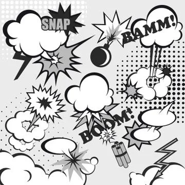 Pop art comic background Stock-Illustration