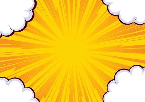 Pop art comic background Stock Illustration