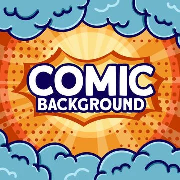Pop Art Comic Background Retro Stock Illustration