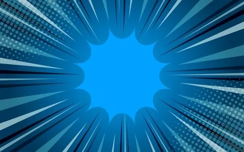 Pop art comic background. Vector halftone illustration. Vintage background .. Stock Illustration