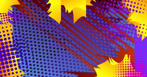 Pop Art Comic Book Background Stock Footage 166484735