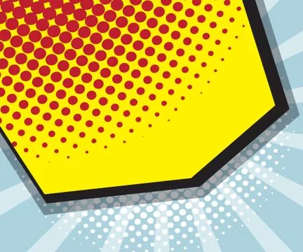 Pop art, comic book, comic background, speech bubble comic vector illustration Stock Illustration