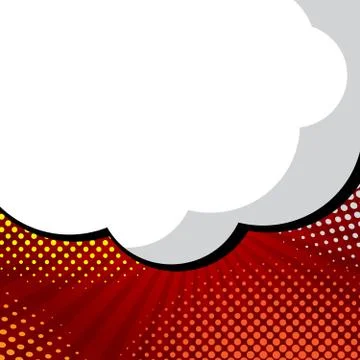 Pop art, comic book, comic background, speech bubble comic vector illustration Illustrazione stock