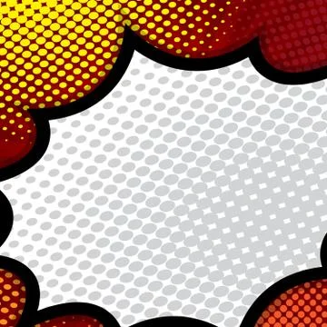 Pop art, comic book, comic background, speech bubble comic vector illustration Stock Illustration