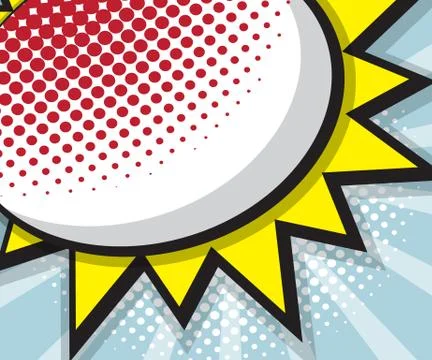 Pop art, comic book, comic background, speech bubble comic vector illustration Stock Illustration