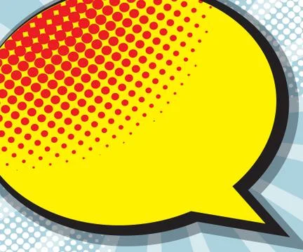 Pop art, comic book, comic background, speech bubble comic vector illustration Stock Illustration