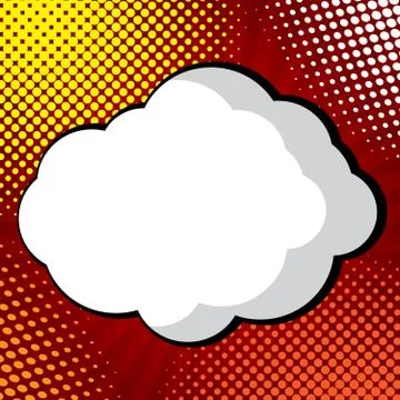 Pop art, comic book, comic background, speech bubble comic vector illustration Stock Illustration