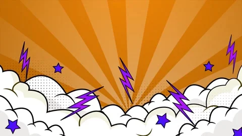 Pop art comic book style background with vibrant panels  Stock Footage 293046168