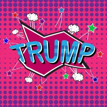 Pop art comic bubbles design, vector illustration Stock Illustration