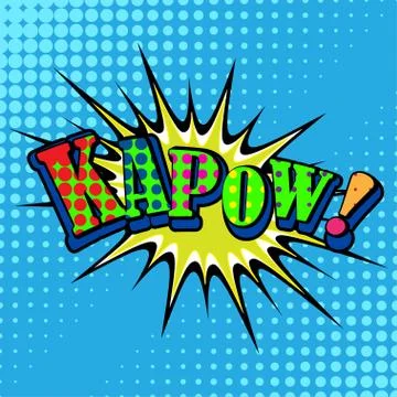 Pop art comic bubbles design, vector illustration Stock Illustration