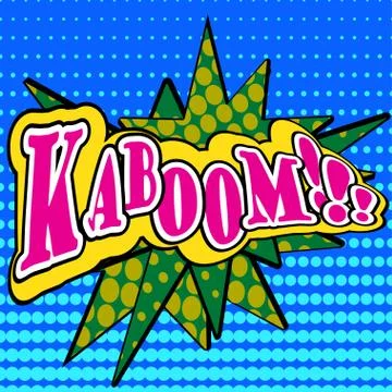 Pop art comic bubbles design, vector illustration Stock Illustration