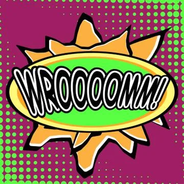 Pop art comic bubbles design, vector illustration Stock Illustration