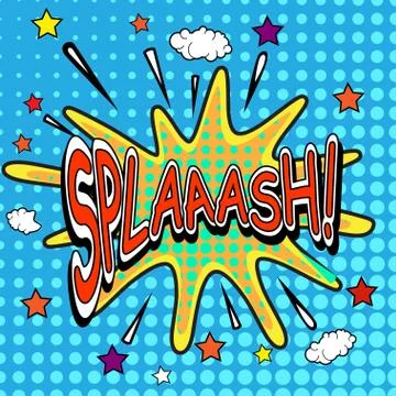 Pop art comic bubbles design, vector illustration Stock Illustration