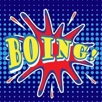 Pop art comic bubbles design, vector illustration Stock Illustration