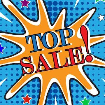 Pop art comic bubbles design, vector illustration Stock Illustration