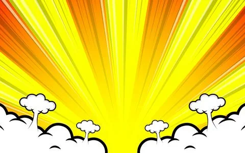 Pop art comic cartoon with background Stock Illustration