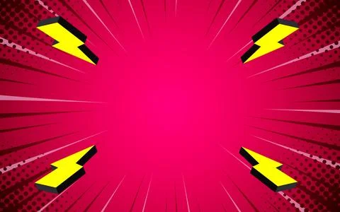Pop art comic cartoon in the background Illustrazione stock