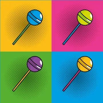 Pop art comic cartoon vector illustration イラスト素材