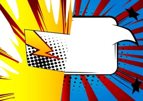 Pop art comic design colored background. Comic book illustration. Vector comi イラスト素材