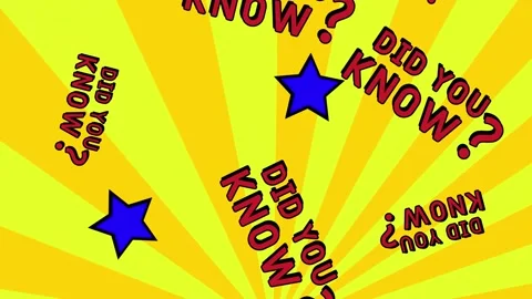 Pop art comic. Did you know? text Stock Footage 161451712