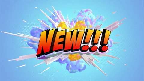 Pop art comic explosion style animation of cartoon sign 스톡 동영상 104990014