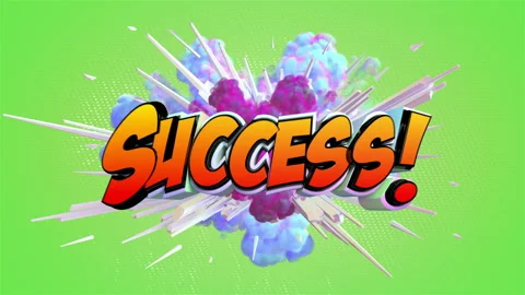 Pop art comic explosion style animation of cartoon sign Stock Footage 104990848