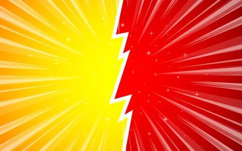 Pop art comic Fight versus with halftone background. Retro style vector car.. Stock Illustration
