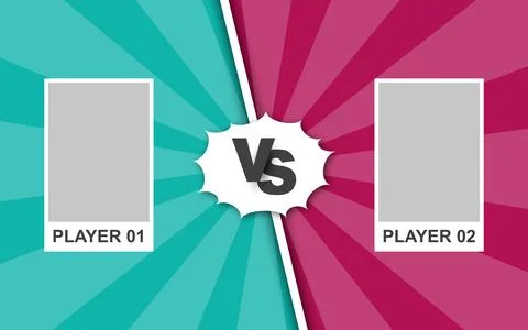 Pop art comic Fight versus with halftone background. Retro style vector car.. Stock Illustration