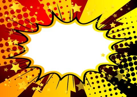 Pop art comic half tone background. Cartoon vector retro backdrop illustratio Stockillustratie