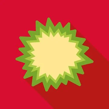 Pop art comic style burst explosion icon イラスト素材