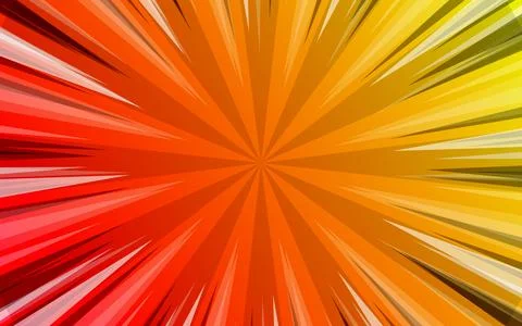 Pop art comic sun rays effect background with halftone. Cartoon abstract ve.. Illustrazione stock