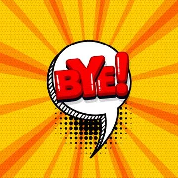 Pop art comic text Stock Illustration