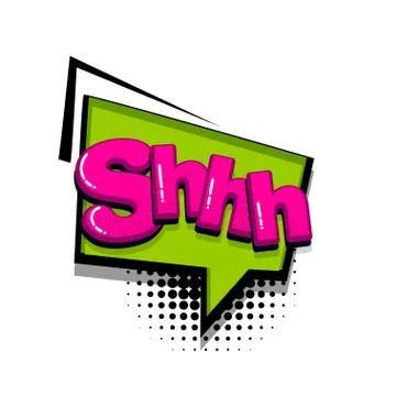 Pop art comic text Stock Illustration